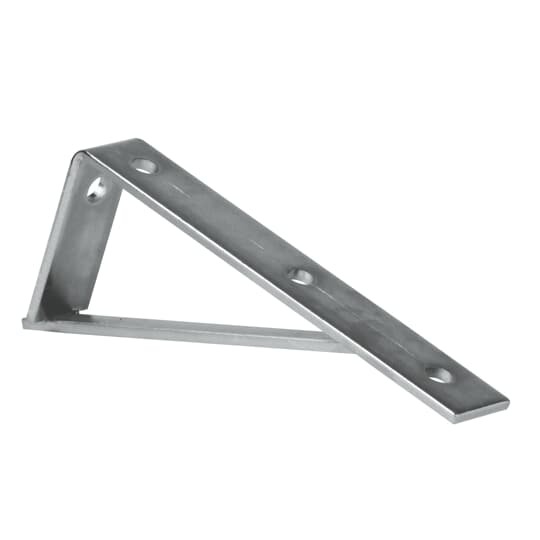 S205 Superstrut 90 deg Angle Bracket, (4) Holes, 10-1/2 in L x 1-5/8 in W x 1/4 in THK, Steel