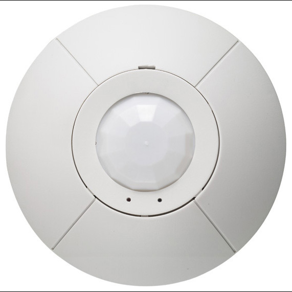 LOS-CIR-1500-WH LOS Ceiling Mount Sensor, Passive Infrared Technology, 1500 sq ft, 360 Degree View, Self Adapt, 20-24V, White