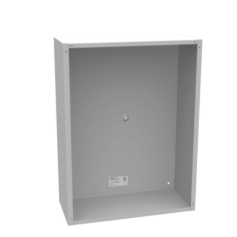 18248-SC1-NK Screw Cover Enclosure, 8 in L 18 in W 24 in H, Type 1 NEMA Rating, Steel