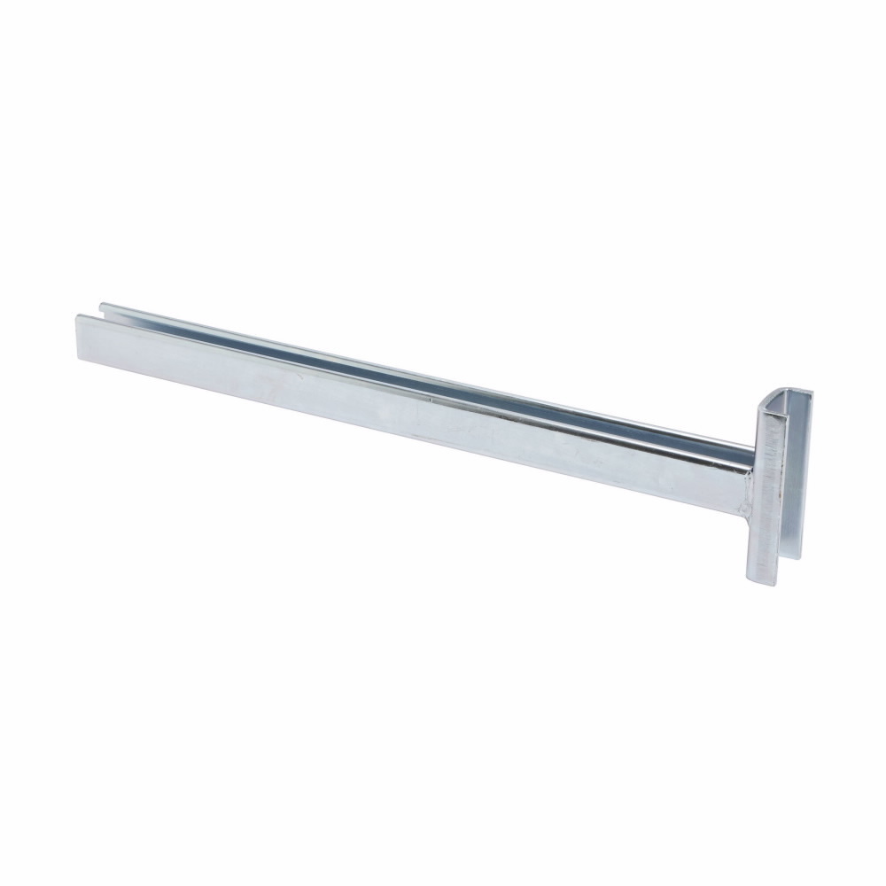 B196-24ZN Clevis Bracket, 24 in L x 1-5/8 in W x 7/32 in THK, Steel