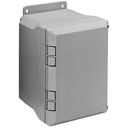 NH1086 Carlon Nema Enclosure, 8 in W x 7 in D 10 in H, NEMA 1/2/3/3S/3X/3SX/4/4X/12 NEMA Rating, Polycarbonate