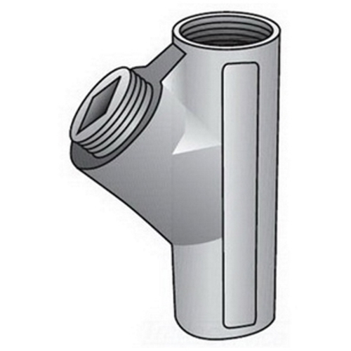 EY-150 Type EY Vertical Sealing Fitting, 1-1/2 in, For Use With IMC/Threaded Rigid Conduit, Malleable Iron, Zinc Electroplated