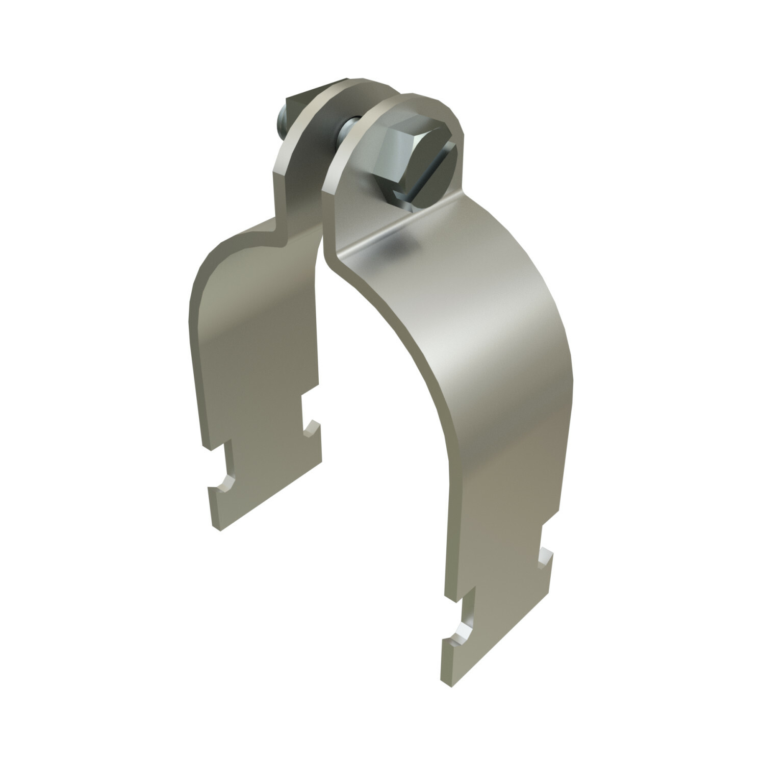 UNISTRUT PIPE CLAMP, 2", 1-1/4"x 4"x 2.62", SS