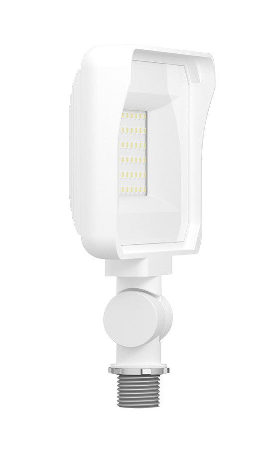 X34-25LW/120 X34 General Purpose Floodlight Fixture, LED Lamp, 25 W Fixture, 120 V, White Housing