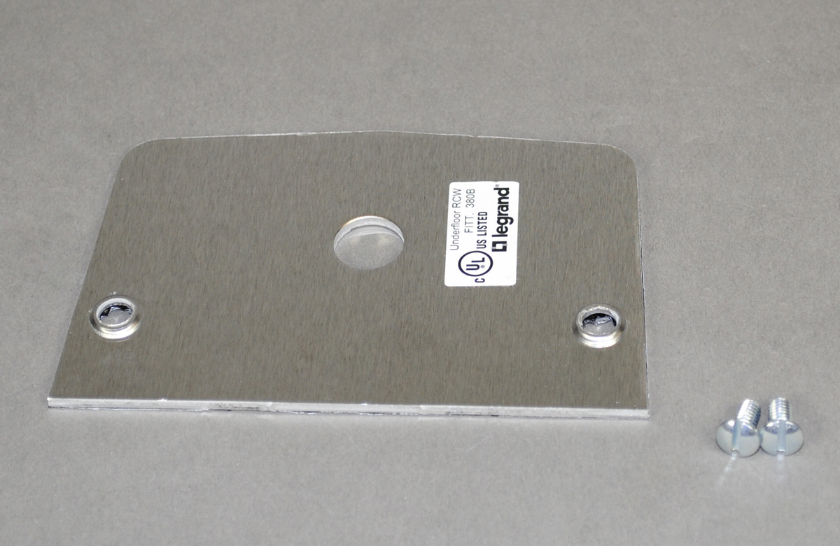 500SP-1.39 Single Opening Faceplate, 1.39 in Dia, 4-1/2 in L x 2-5/8 in W, Die Cast Aluminum