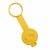 50W54 Wetguard Replacement Connector Cap, For Use With Locking Wetguard Connector, 30 A Amperage Rating, TPV, Yellow