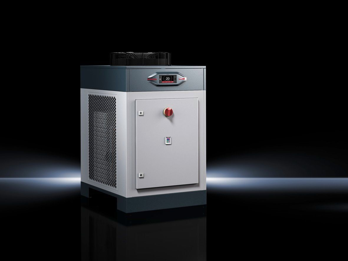 3336405 TopTherm Blue e 3-Phase Chiller With HGBP Precision Controller, Performance-Enhanced Pump, 400/460 V AC, 11.1/13.1 A, 3531.5/4237.8 cfm, IP44 Enclosure, 11 kW