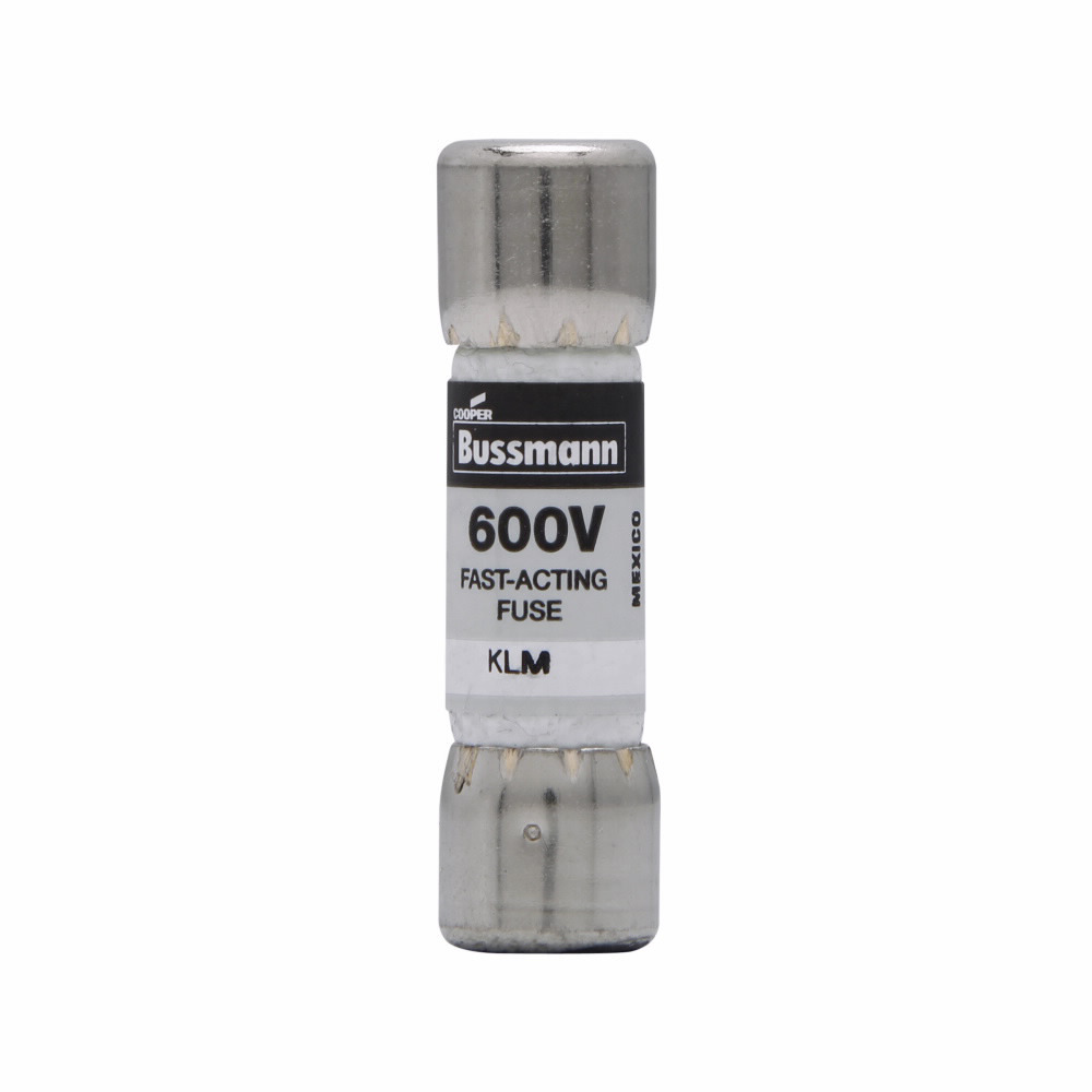 KLM-4 Fast Acting Midget Fuse, 4 A, 600 V AC/DC, 100000 A AC/50000 A DC Interrupt, Class: Supplemental, Cartridge Body