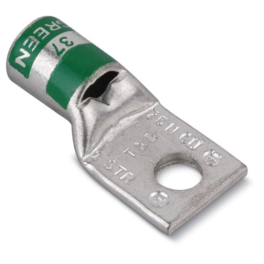 54265-BT Color-Keyed 54200 Non-Insulated Compression Lug Connector, 3/0 AWG Copper Conductor, Die Code: 50, Copper