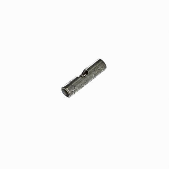 2B-14 Sta-Kon Non-Insulated Butt Splice Connector, 16 to 14 AWG Conductor, 0.62 in L, Copper, Metallic