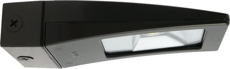 WPLED13Y/PCS Standard Wallpack With 120 VAC Swivel Photocell, LED Lamp, 15 W Fixture, 120/208/240/277 VAC, Bronze Housing