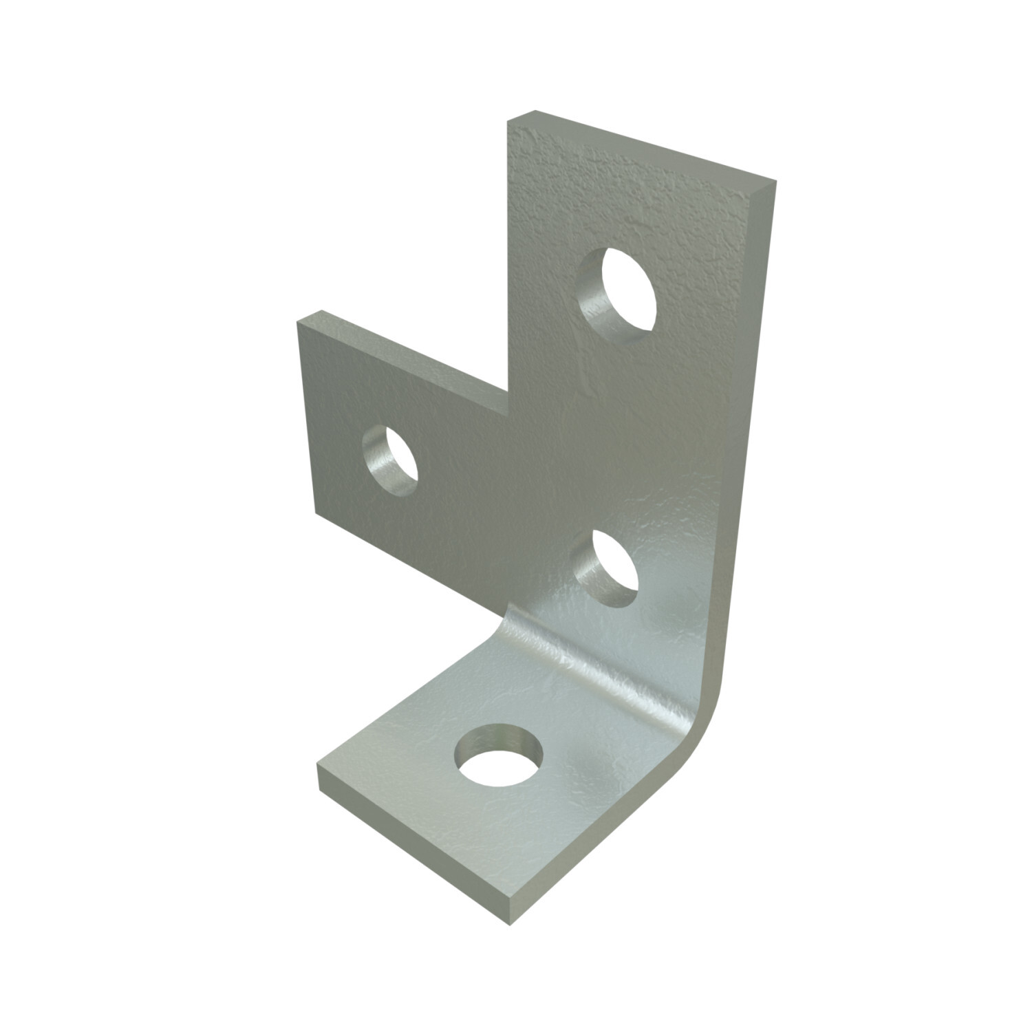 P1034-EG 90 deg Angle Fitting, 4 Holes, 1-5/8 in W x 1/4 in THK, HRPO Steel
