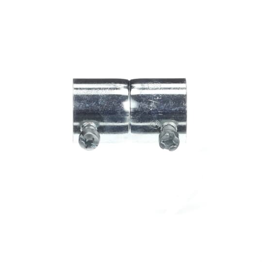 TK122A Steel City Set Screw Coupling, 3/4 in, For Use With EMT Conduit, Steel, Zinc Plated