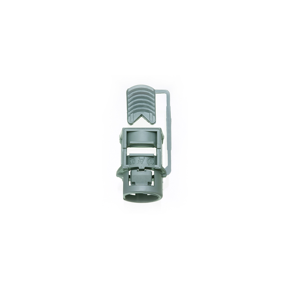 NM843 Round Cable Connector, 1 in Trade, Plastic