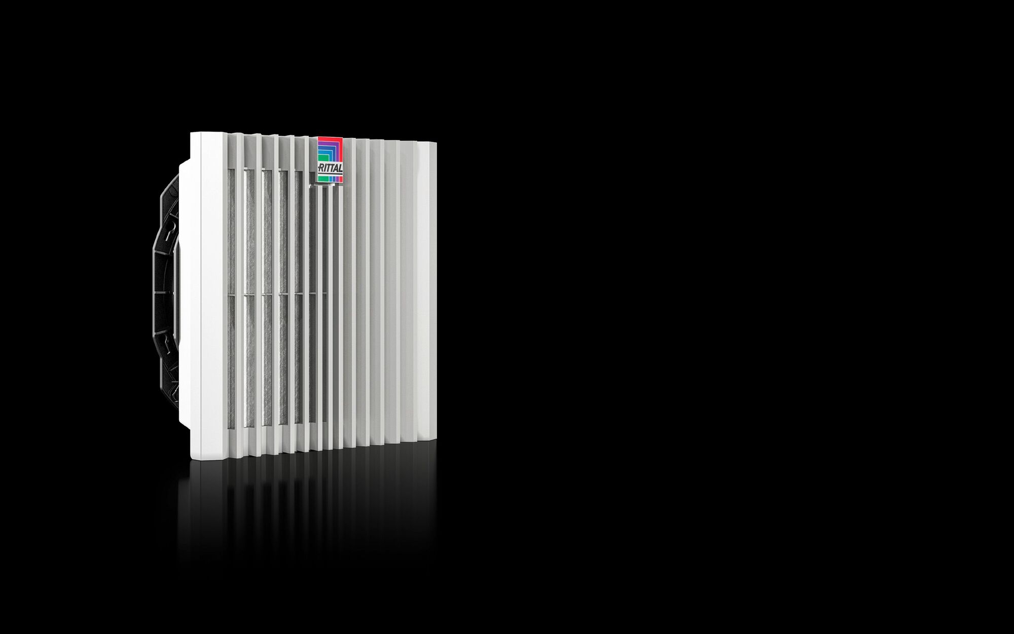 SK Blue e+ fan-and-filter unit, 160.09/164.8 cfm, 230 V, 1PH, 50Hz/60Hz, WHD 255 x 255 x 129 mm, RAL 7035