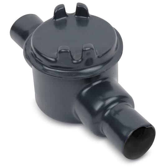 GUAC36-G Ocal Explosionproof I-Shape Conduit Outlet Box, 1 in, 3 in Cover Opening, 16.2 cu-in Capacity, PVC Coated/Zinc Plated
