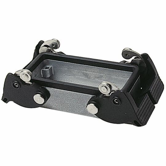 PB132 Pos-E-Kon Double Lever Locking Panel Base, Rear, Panel Mount, Die Cast Aluminum