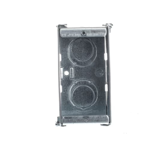 GW-125-G Steel City Gangable Masonry Box, Steel, 15 cu-in Capacity, 1 Gang, 1 Outlets, 10 Knockouts