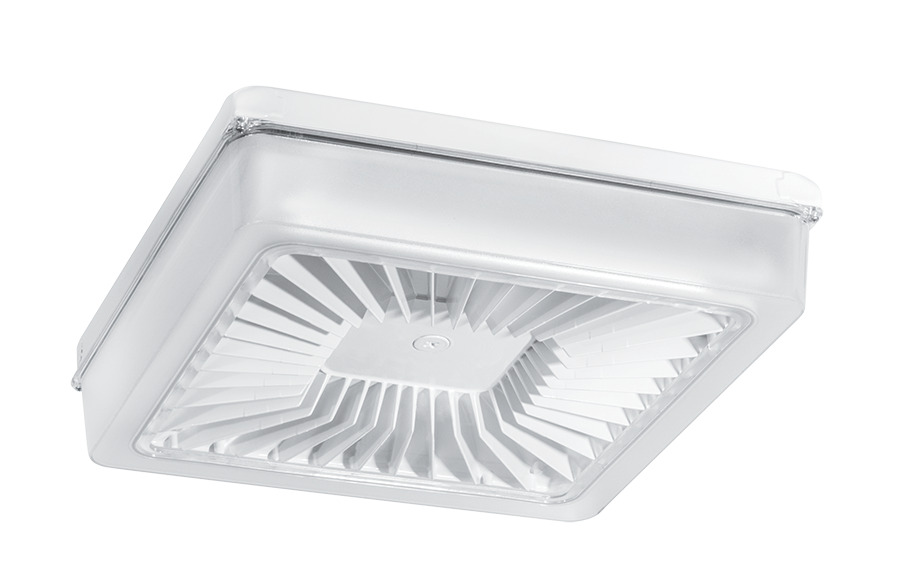 PRT105W Porto XL Garage Light,) LED Lamp, 102 W Fixture, 120/208/240/277 V AC, White/Polyester Powder Coated Housing