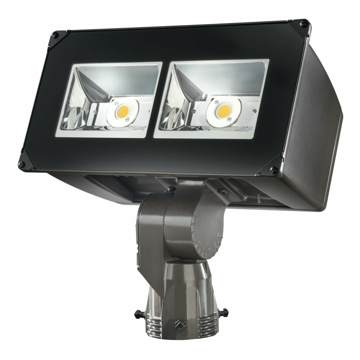 TS2/NFFLD-CB Lumark Top/Side Outdoor Visor Kit, For Use With LED Outdoor Flood Light, 50000 hr Average Life, 120/277 V AC, Die Cast Aluminum