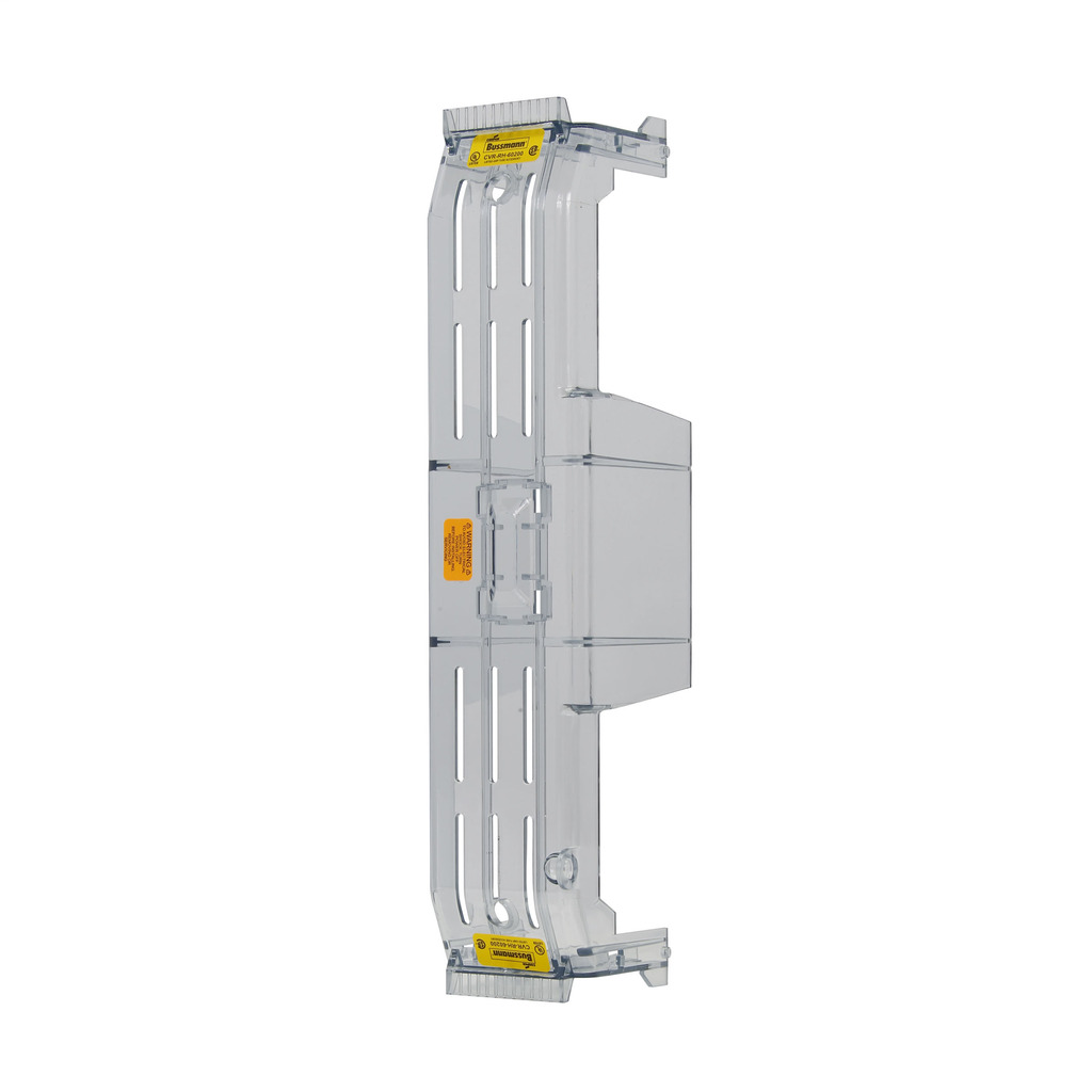 CVR-RH-60200 Non-Indicating Fuse Block Cover, 200 A, For Use With Class H, 110 to 200 A, 600 V AC Class R Knife Blade Fuse Block, Thermoplastic