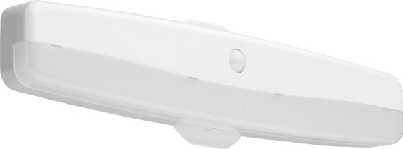 FMMCL 24 840 PIR M4 Closet Flush Mount Lighting With Passive Infrared Sensor Control, 120 V AC, Gloss/White Housing