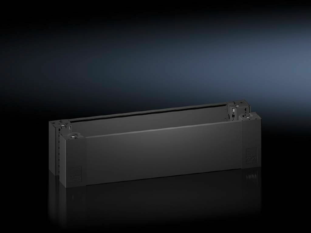 2820082 Base/Plinth Corner Piece, Carbon Steel, RAL 7035