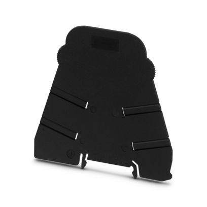 2966841 Terminal Block Partition Plate, For Use With PLC Terminal Strip, Black