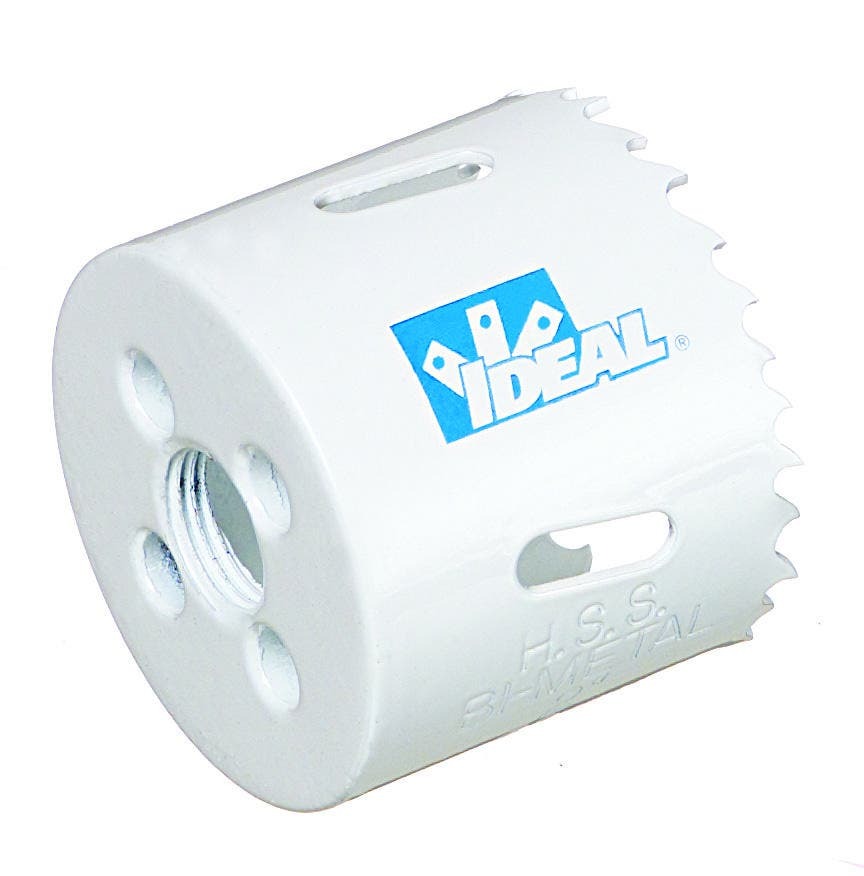 36-520 Hole Saw, 1-1/8 in Dia, 1-7/8 in D Cutting, Bi-Metal Cutting Edge, 1/4 in, 3/8 in, 7/16 in Arbor