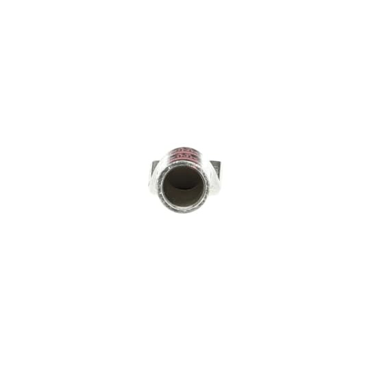 54813BE Color-Keyed 54800 2-Hole Non-Insulated Compression Lug, 1/0 AWG Copper Conductor, Die Code: 42, 1/4 in Stud, Copper