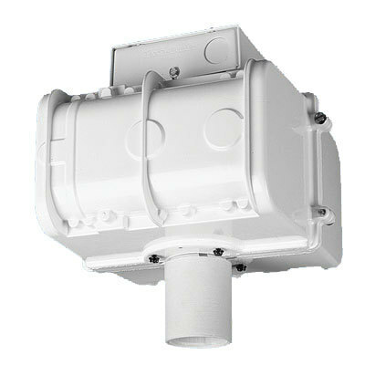 A23 U Enclosed HID Fixture Reflector With Lens, 23 in Dia, Pendant Mount, Aluminum