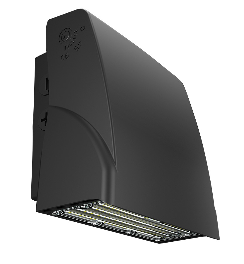 SLIM17FA30ADJ SLIM Outdoor Wallpack, 29 W Fixture, 120, 208, 240, 277 V, Bronze Housing