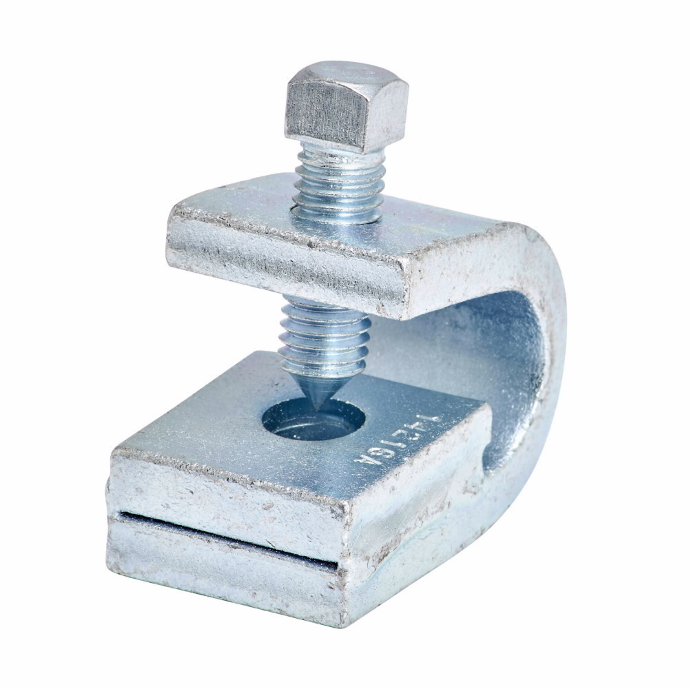 B210ZN Rod to Beam Clamp, 800 lb Load, Low Carbon Steel, Electro-Zinc Plated