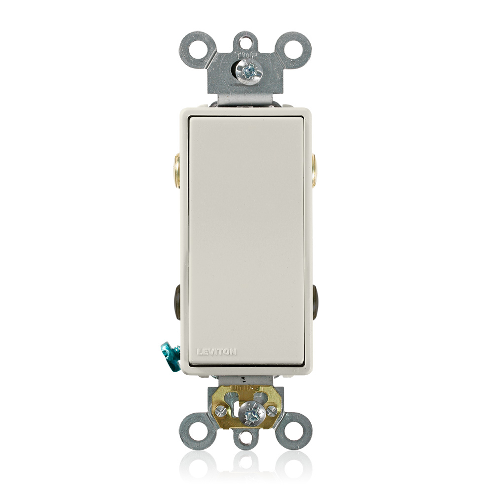 5624-2T Self-Grounding AC Quiet Switch, 120/277 V AC, 20 A, 1 hp, 2 hp Power Rating