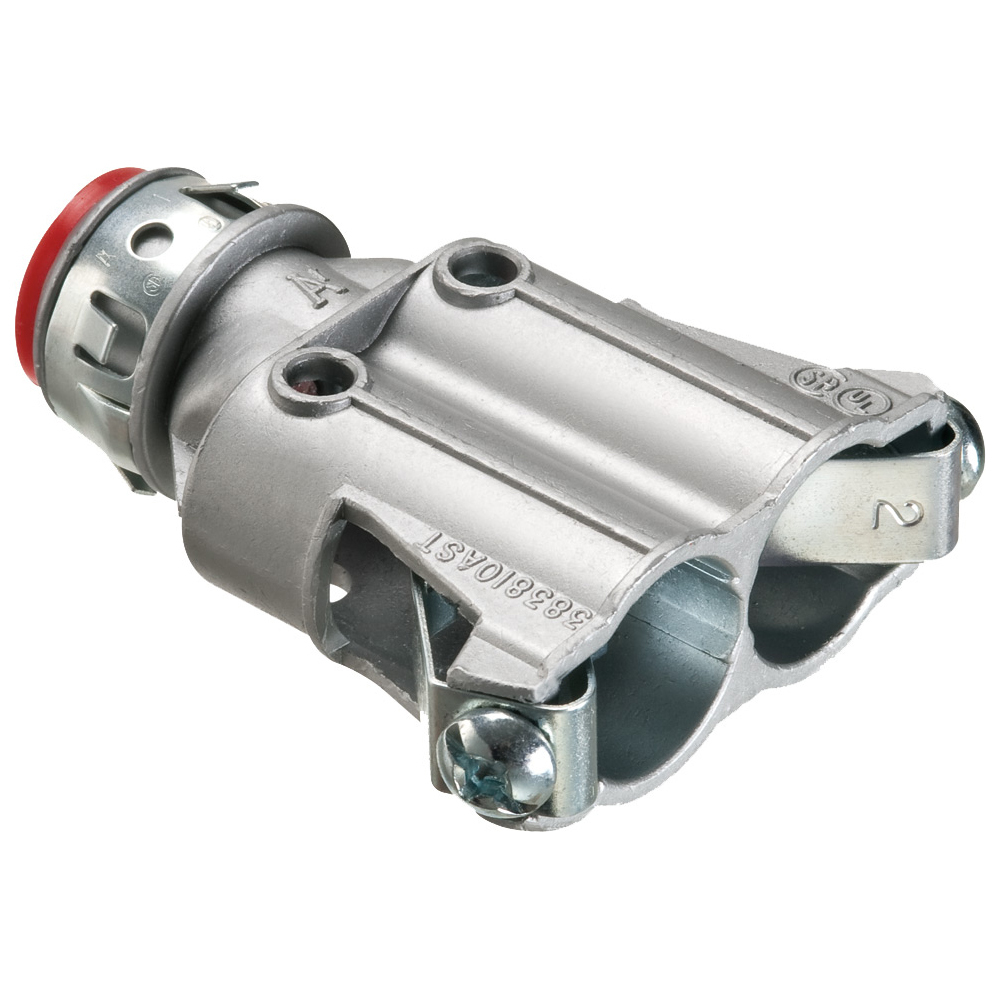 383810AST SNAP2IT Duplex MC Connector, 3/8 inch, Zinc die-cast