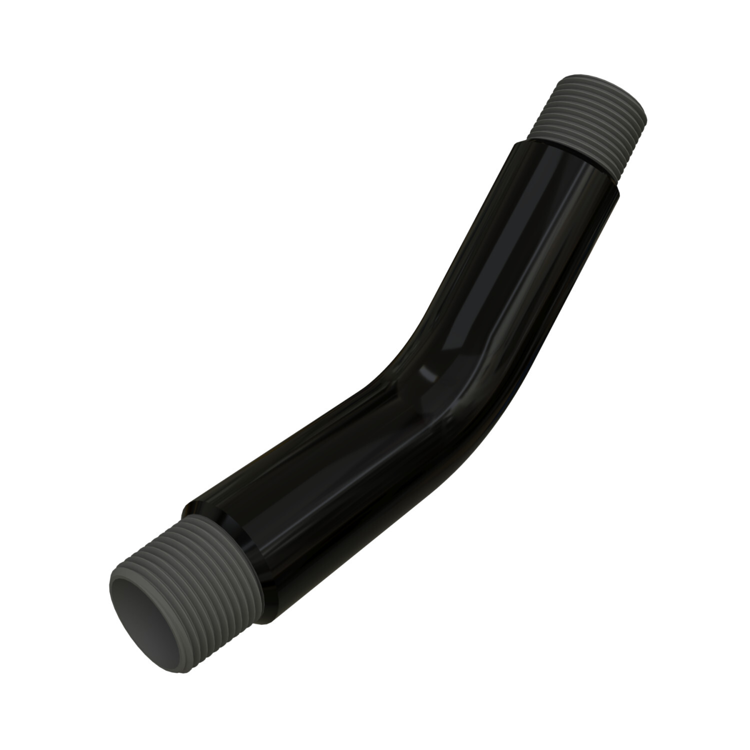 PV4036SW45 Special Radius Plain/Threaded End Conduit Sweep, 4 in Dia, 45 deg, 36 in Radius, Steel, Galvanized/PVC Coated
