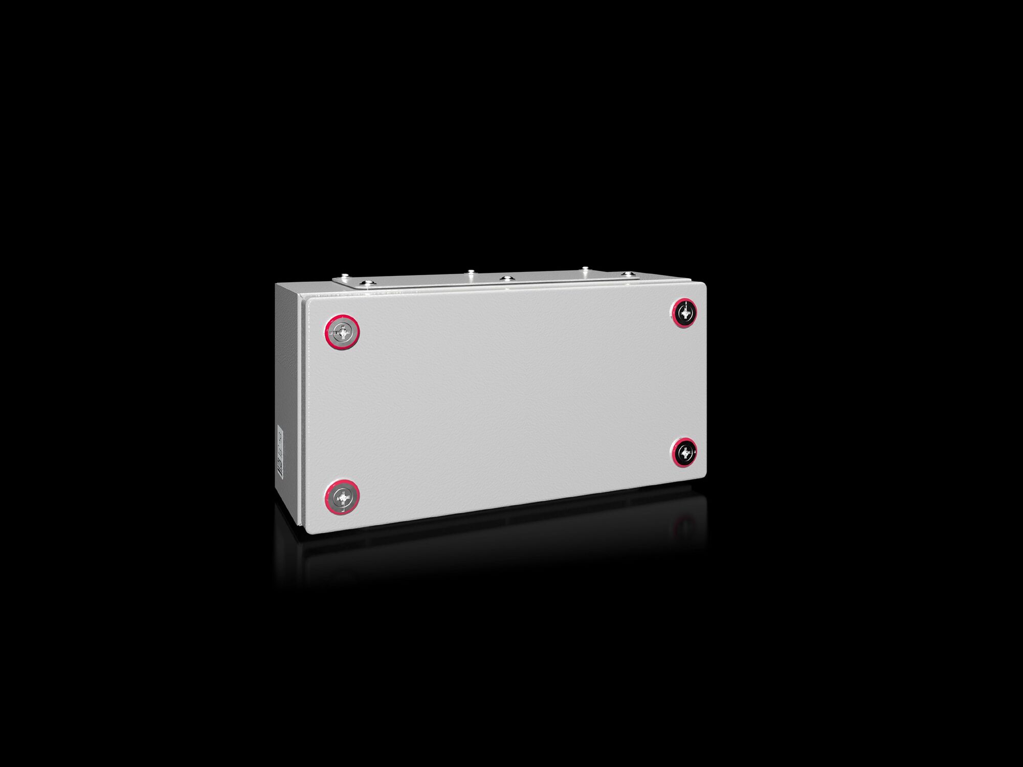 1530000 KX Series Small Terminal Box With (2) Gland Plate, 300 mm W x 120 mm D x 150 mm H, NEMA 12, Carbon Steel
