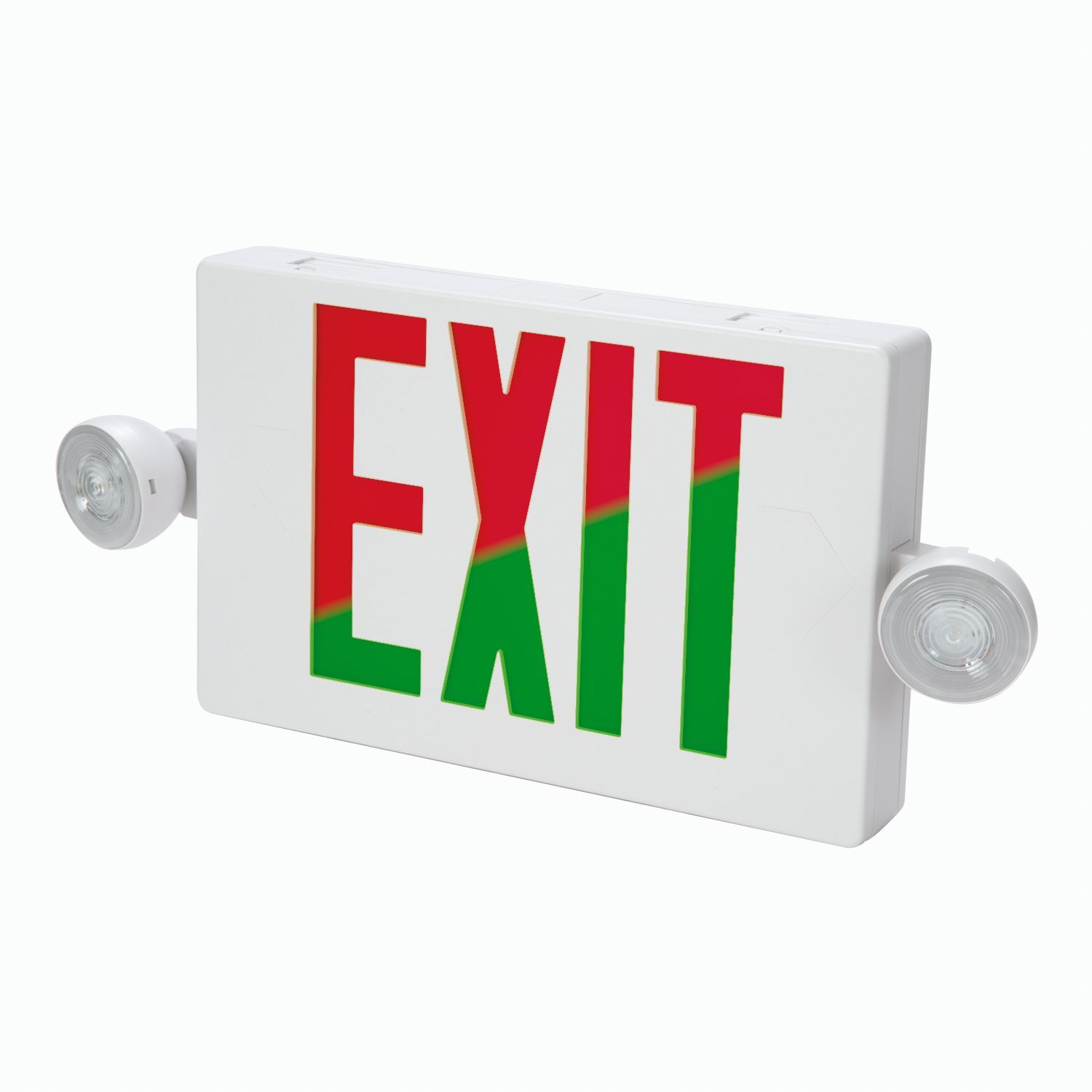 APCH7RG Sure-Lites Universal Exit Sign, LED Lamp, 120/277 V AC, White Housing, EXIT Legend