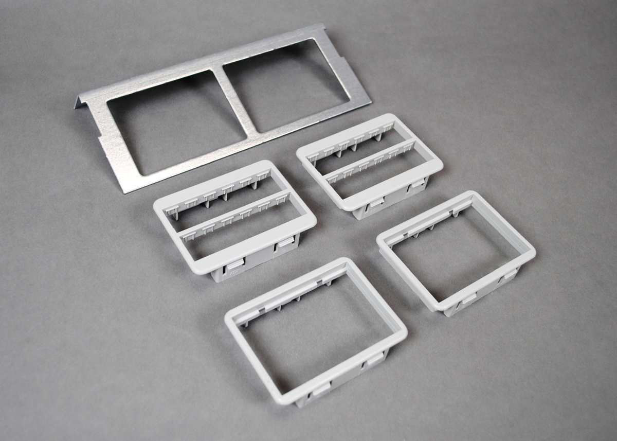 C8004P-2RT Assembled Communication Plate, Die Cast Zinc