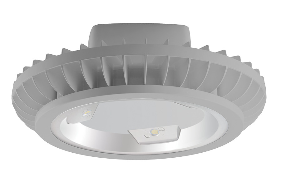 HAZBAYLED104 High Bay Lighting With 0 to 10 VDC Dimming Driver, 121 W Fixture, 120/208/240/277 VAC, Gray/Polyester Powder Coating Housing