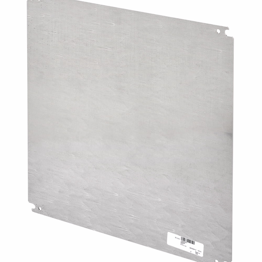 2016P Enclosure Panel, 14 in W x 18 in H, Steel, White