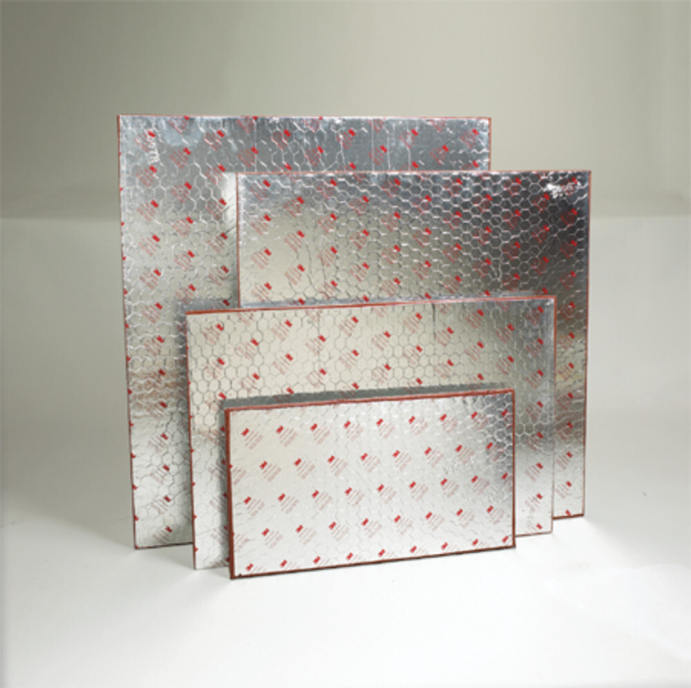 7100006140 Fire Barrier Composite Sheet, 28 in L x 52 in W, 4 hr Fire Rating, Steel, ASTM E 814 (UL 1479)