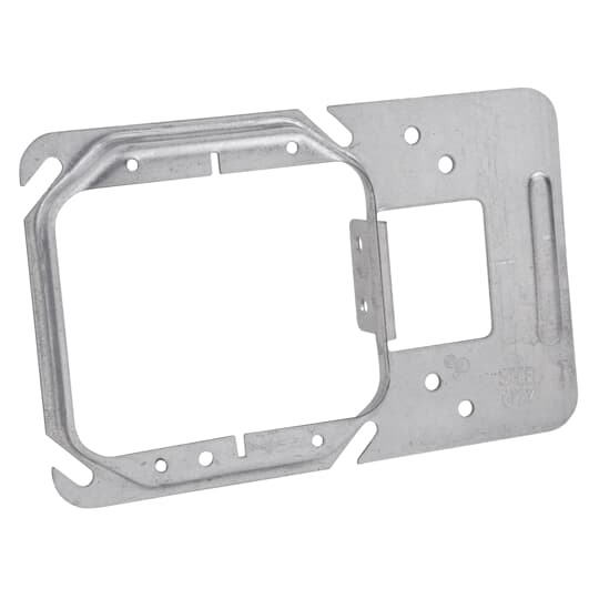 52CMD17 Steel City Box Support Cover, 4 in L x 4 in W, Steel