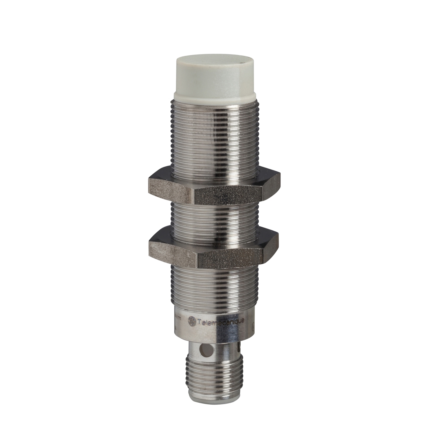 XS218SAPAM12 OsiSense XS Fixed Cylindrical Proximity Sensor With Reverse Polarity Protection, Inductive, PNP Output, 1NO Contact, 10 to 36/12 to 24 V DC