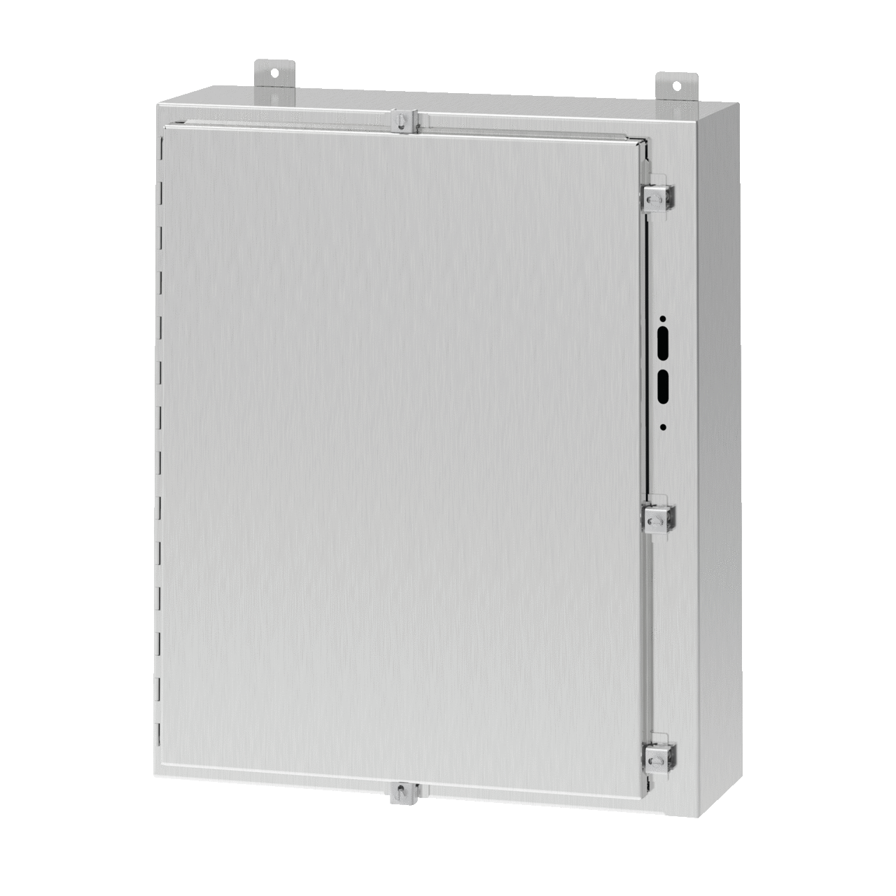 A24HS2108SSLP A19S Disconnect Enclosure With Clamp, 24 in L x 21.38 in W x 8 in D, NEMA 4X/IP66 NEMA Rating, 304 Stainless Steel
