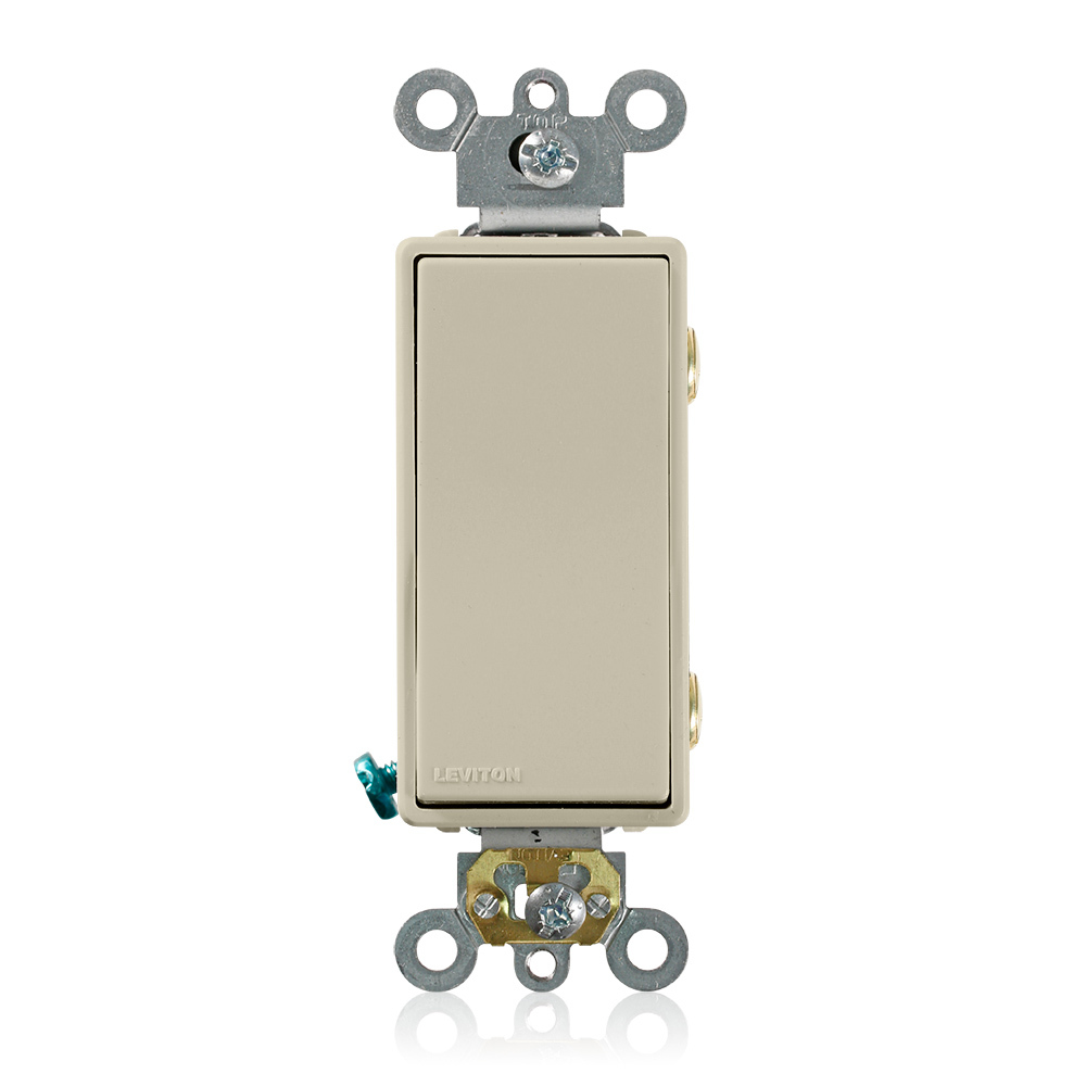 5622-2I Self-Grounding AC Quiet Switch, 120/277 V AC, 20 A, 1 hp, 2 hp Power Rating