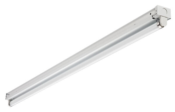 Z132 MV Z Series Contractor Select Low Profile Narrow Strip Light, (1) Lamps T8 Lamp, 120 to 277 VAC, High Gloss Baked White Enamel Housing