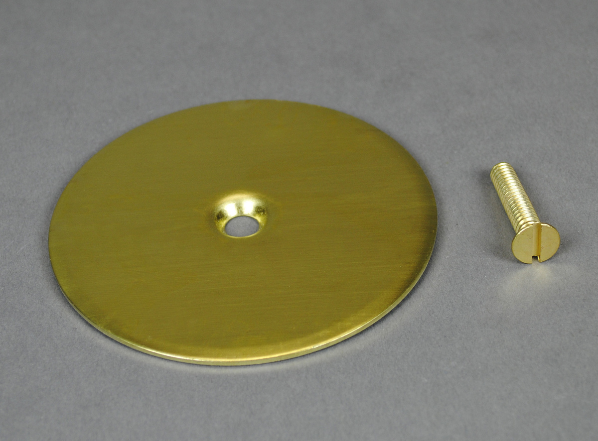 1043BPO 525 Abandon Blanking Plate, Brass/Stainless Steel
