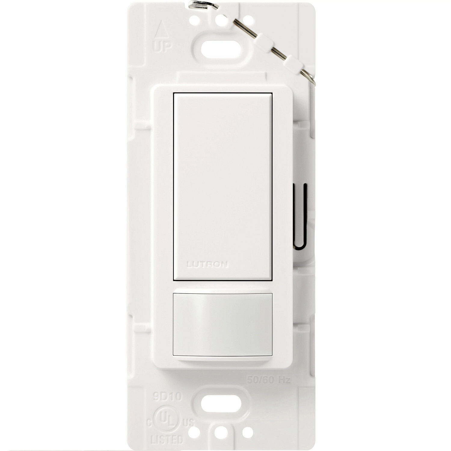 MS-OPS2-WH Maestro Motion Sensor Switch, Ground or Neutral Required, 2 Amp Lighting, 120V, 1 Pole, White