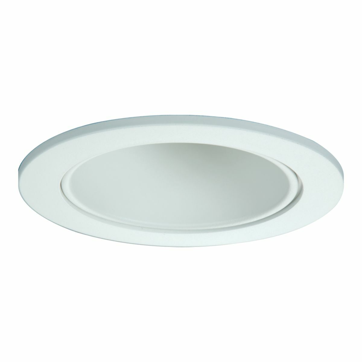 999W Halo 30 deg Tilt Circle Lighting Trim, 4 in ID x 5-1/16 in OD, Incandescent Lamp, For Use With H7 Downlight Fixture, Aluminum